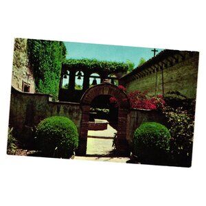 Vintage Mission San Juan Capistrano California Postcard Campanario Tourism View